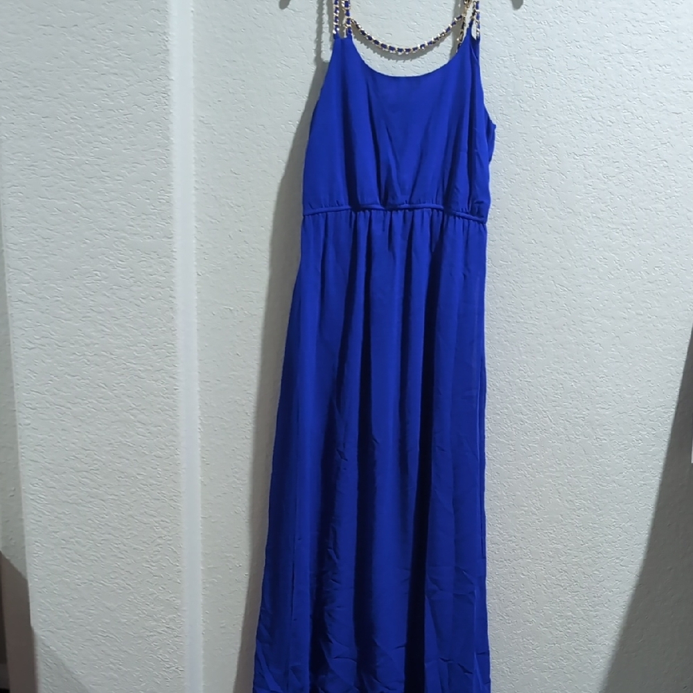 Charlotte Russe Vibrant Blue Dress
